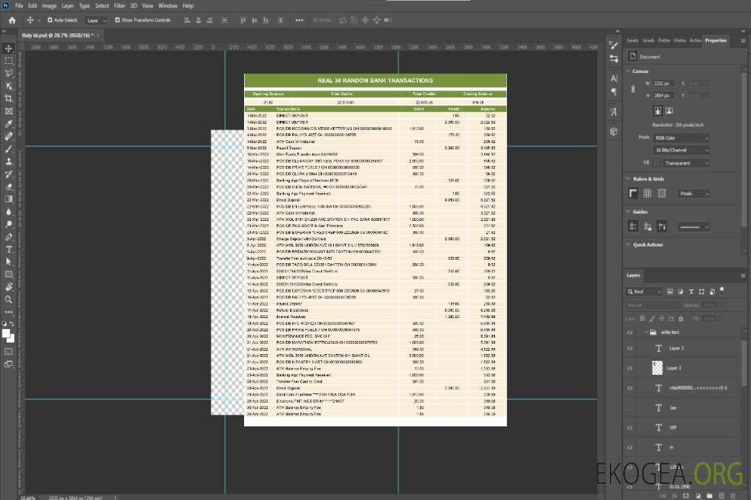 Transactions aléatoires réelles 1 template Transactions aléatoires réelles 1 template